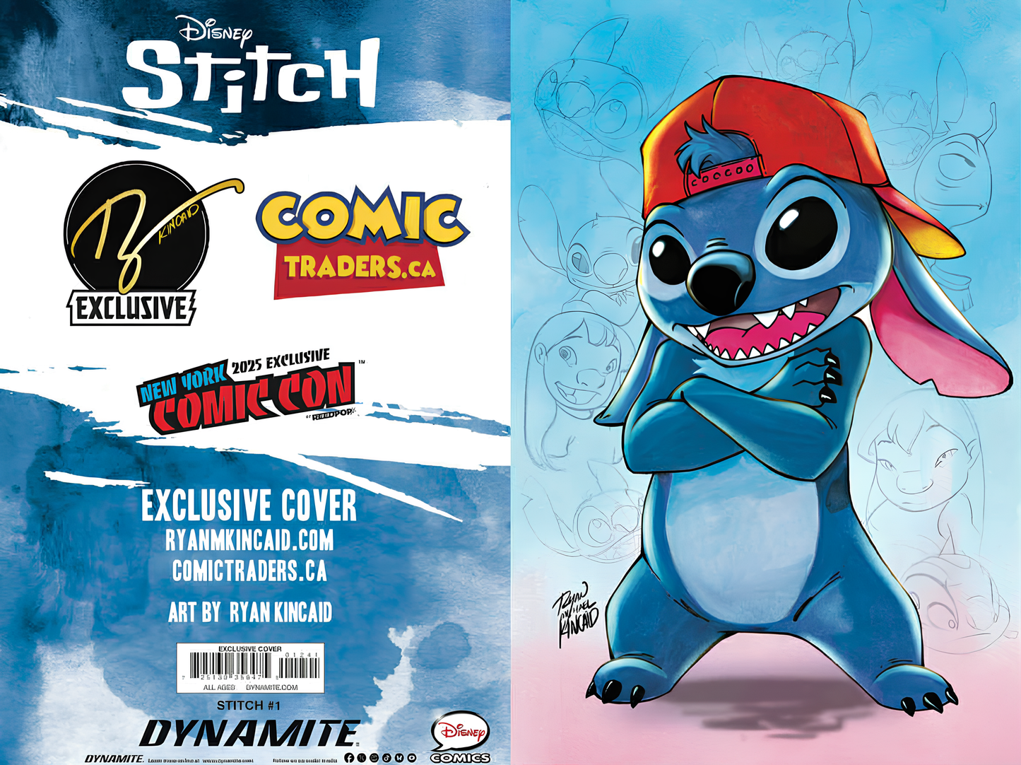 STITCH #1 RYAN KINCAID NYCC EXCLUSIVE VIRGIN VARIANT
