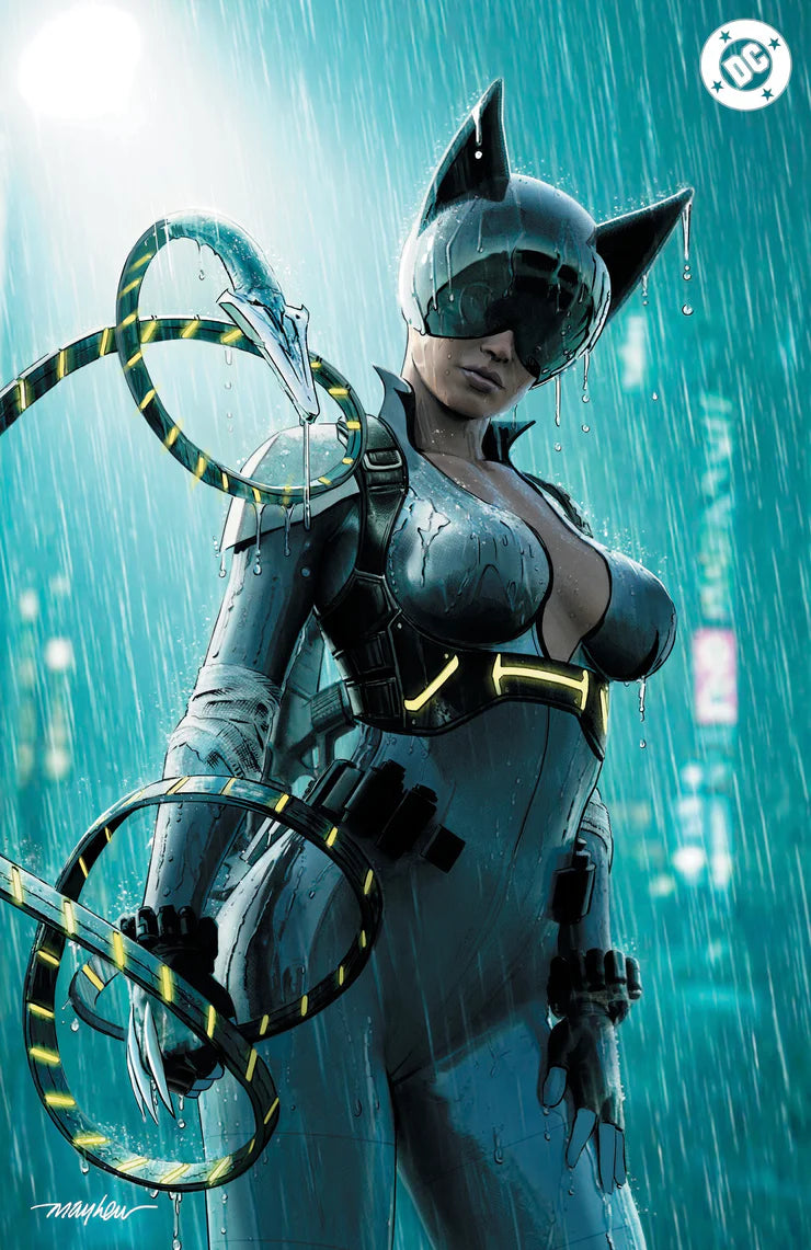 ABSOLUTE CATWOMAN #1 MIKE MAYHEW EXCLUSIVE FOIL (HELMET)