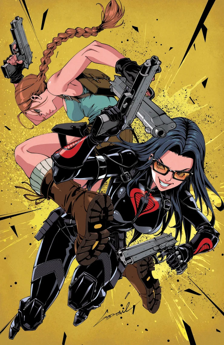 GI JOE TOMB RAIDER #1 GODTAIL EXCLUSIVE COVER FOIL COVER