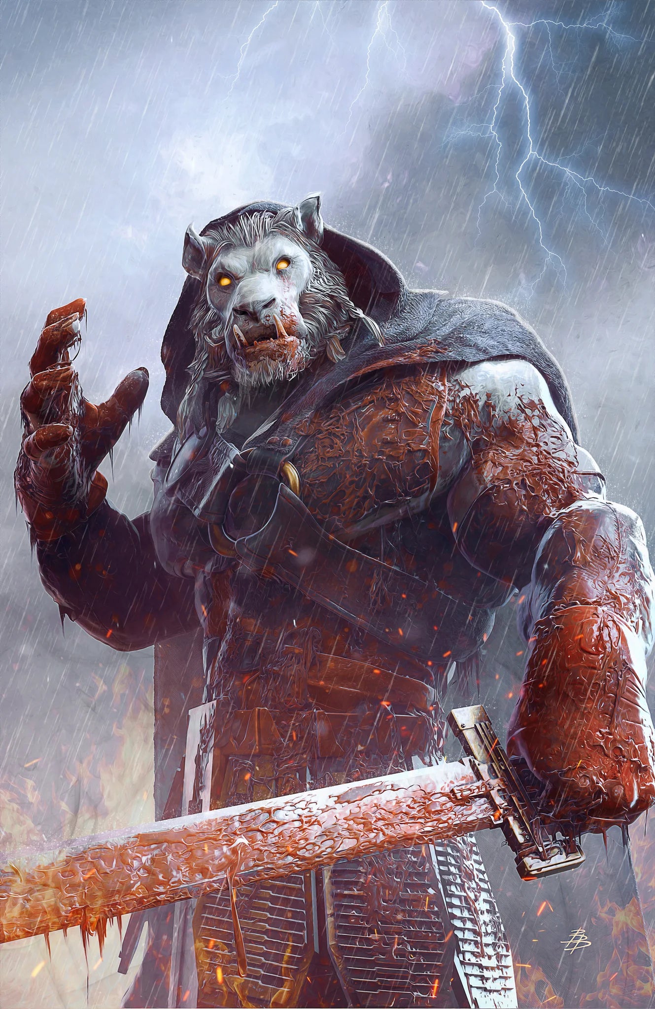 INVINCIBLE UNIVERSE BATTLE BEAST #1 BJORN BARENDS FOIL VIRGIN