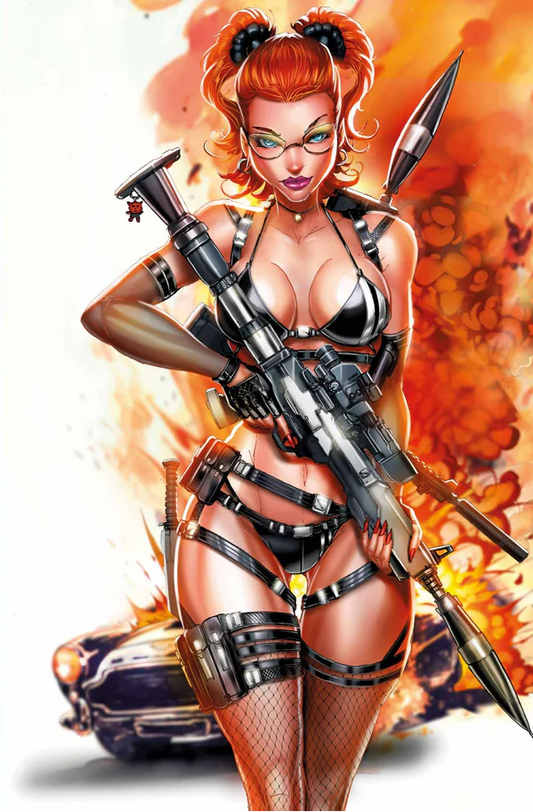 HEAT SEEKER EXPOSED GUN HONEY SERIES #2 JAMIE TYNDALL EXCLUSIVE ZOOM IN VIRGIN