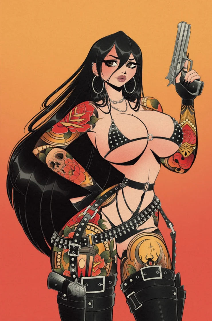 GUN HONEY DOUBLES DOWN #4 BLOODKNOTCOLLECTIVE RARE VIRGIN