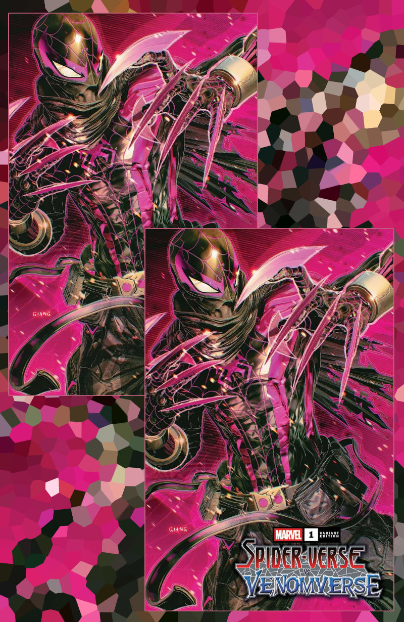 SPIDER-VERSE VS. VENOMVERSE #1 JOHN GIANG TRADE AND VIRGIN SET