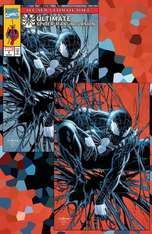 ULTIMATE SPIDER-MAN: INCURSION #1 TYLER KIRKHAM TRADE & VIRGIN SET