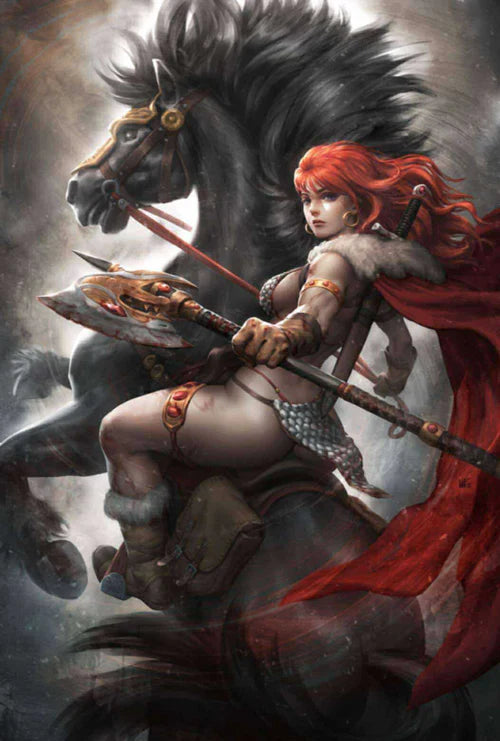 RED SONJA NOIR #1 KUNKKA EXCLUSIVE VIRGIN COLOR VARIANT