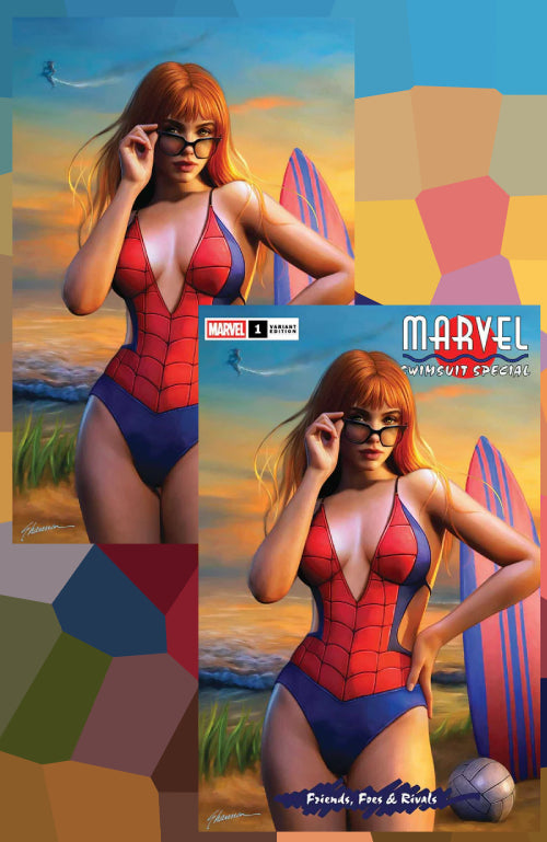 MARVEL SWIMSUIT SPECIAL: FRIENDS, FOES & RIVALS #1 SHANNON MAER EXCLUSIVE SET