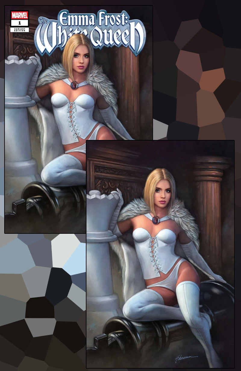 EMMA FROST: THE WHITE QUEEN #1 EMMA FROST WHITE QUEEN #1 MAER EXCLUSIVE SET