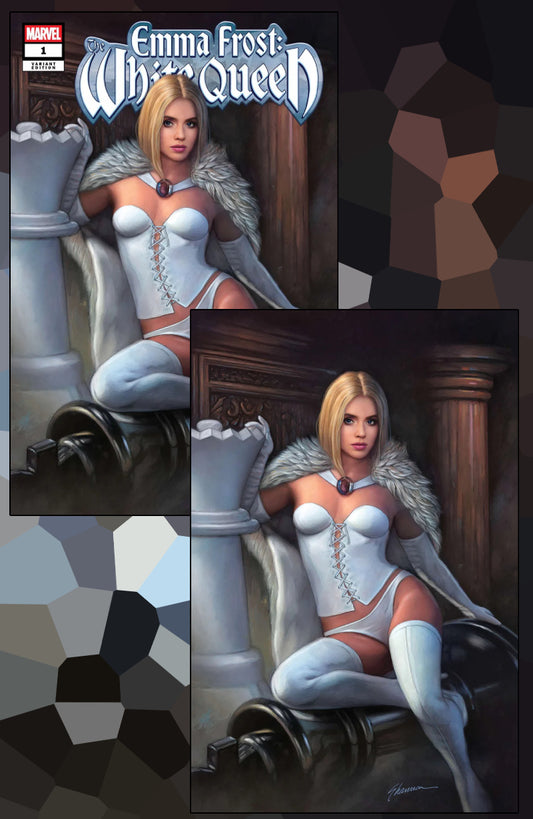 EMMA FROST: THE WHITE QUEEN #1 EMMA FROST WHITE QUEEN #1 MAER EXCLUSIVE SET