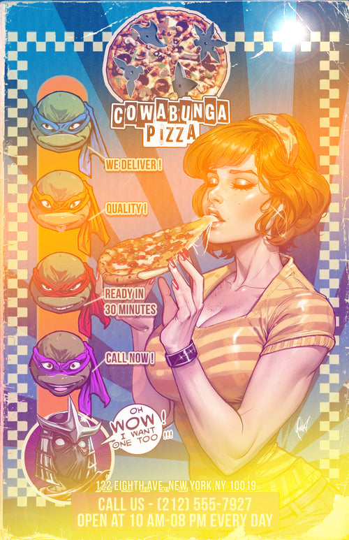 TEENAGE MUTANT NINJA TURTLES #9 CEDRIC POULAT EXCLUSIVE VIRGIN FOIL