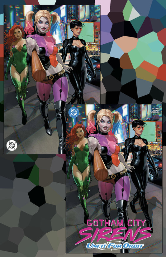 GOTHAM CITY SIRENS UNFIT FOR ORBIT #1 IVAN TALAVERA EXCLUSIVE VARIANT SET