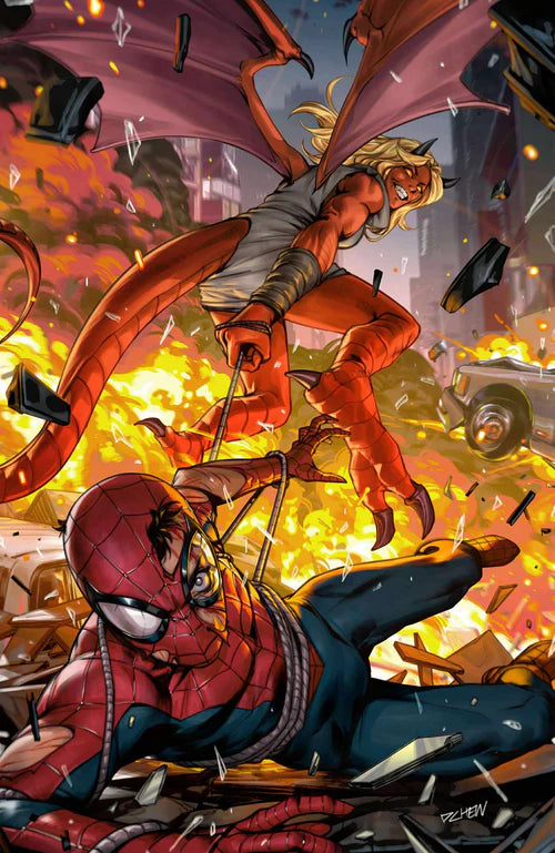 AMAZING SPIDER-MAN: TORN #1 DERRICK CHEW EXCLUSIVE VIRGIN VARIANT