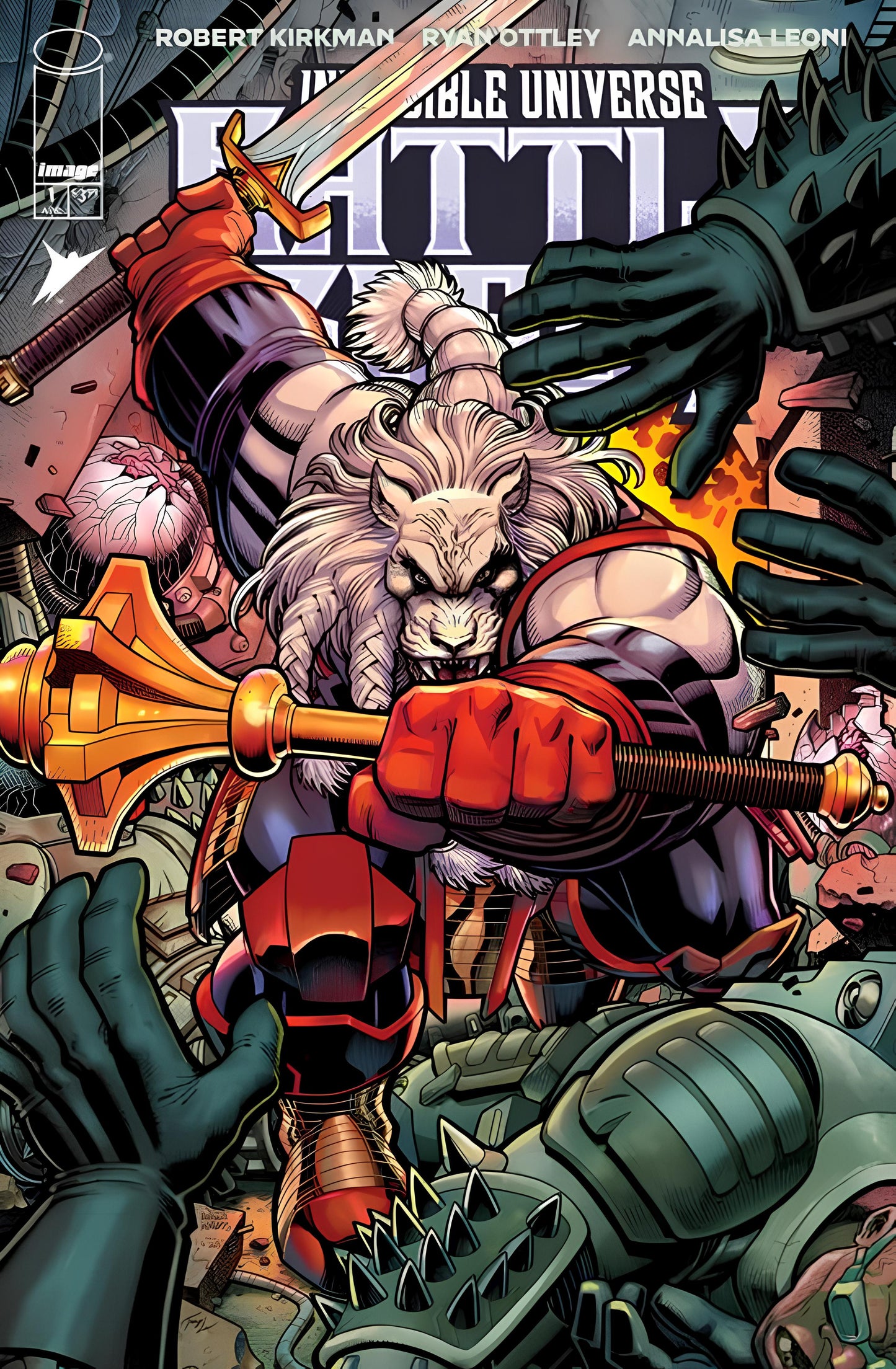 INVINCIBLE UNIVERSE BATTLE BEAST #1 ARTHUR ADAMS 1:50 RATIO