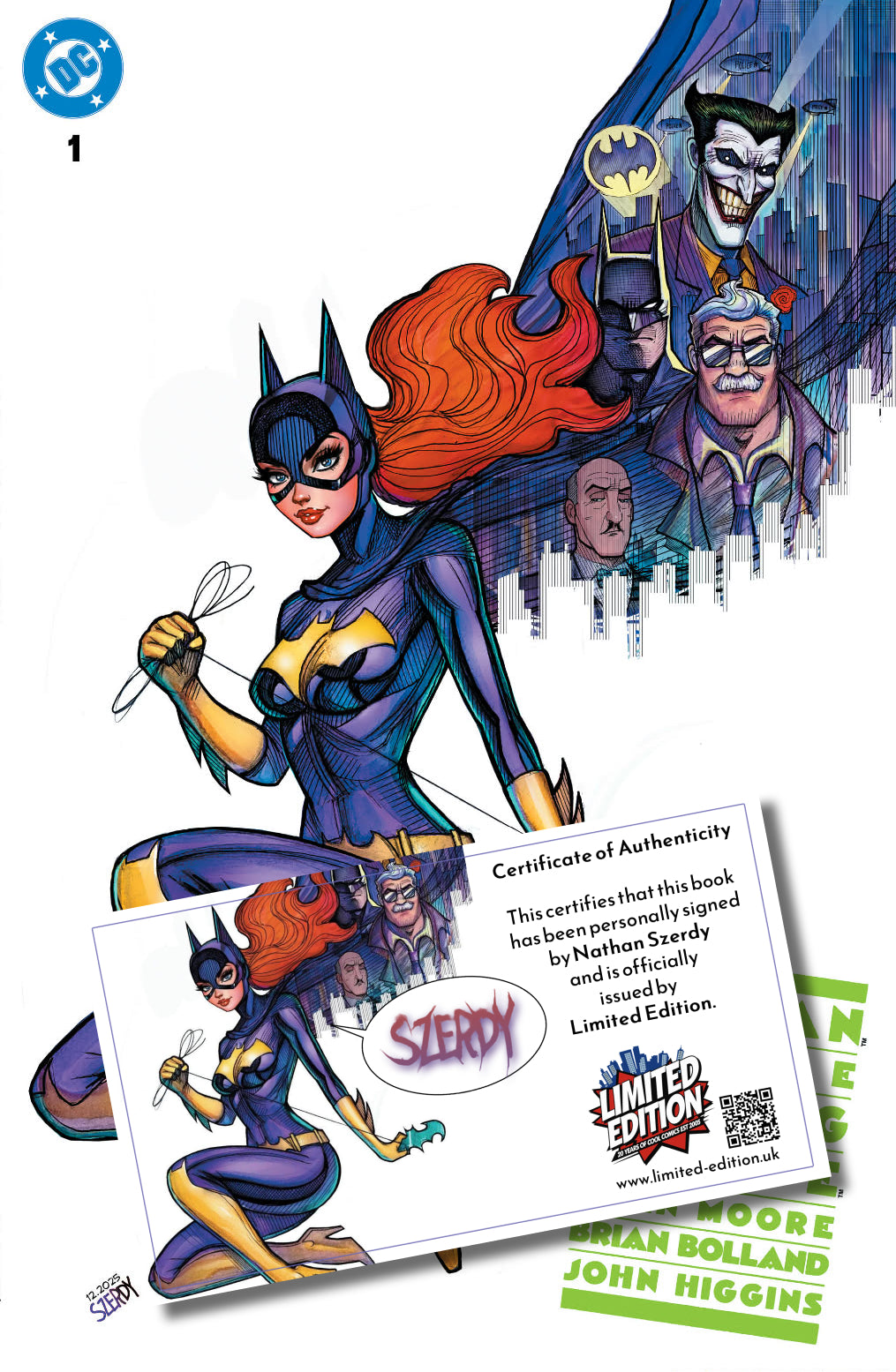 THE KILLING JOKE SIGNED NATHAN SZERDY ALPHA EXCLUSIVE