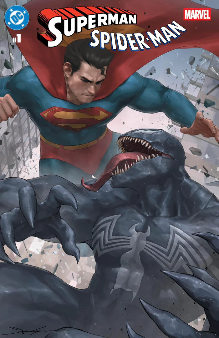 DC MARVEL SUPERMAN SPIDER-MAN #1 JEEHYUNG LEE EXCLUSIVE