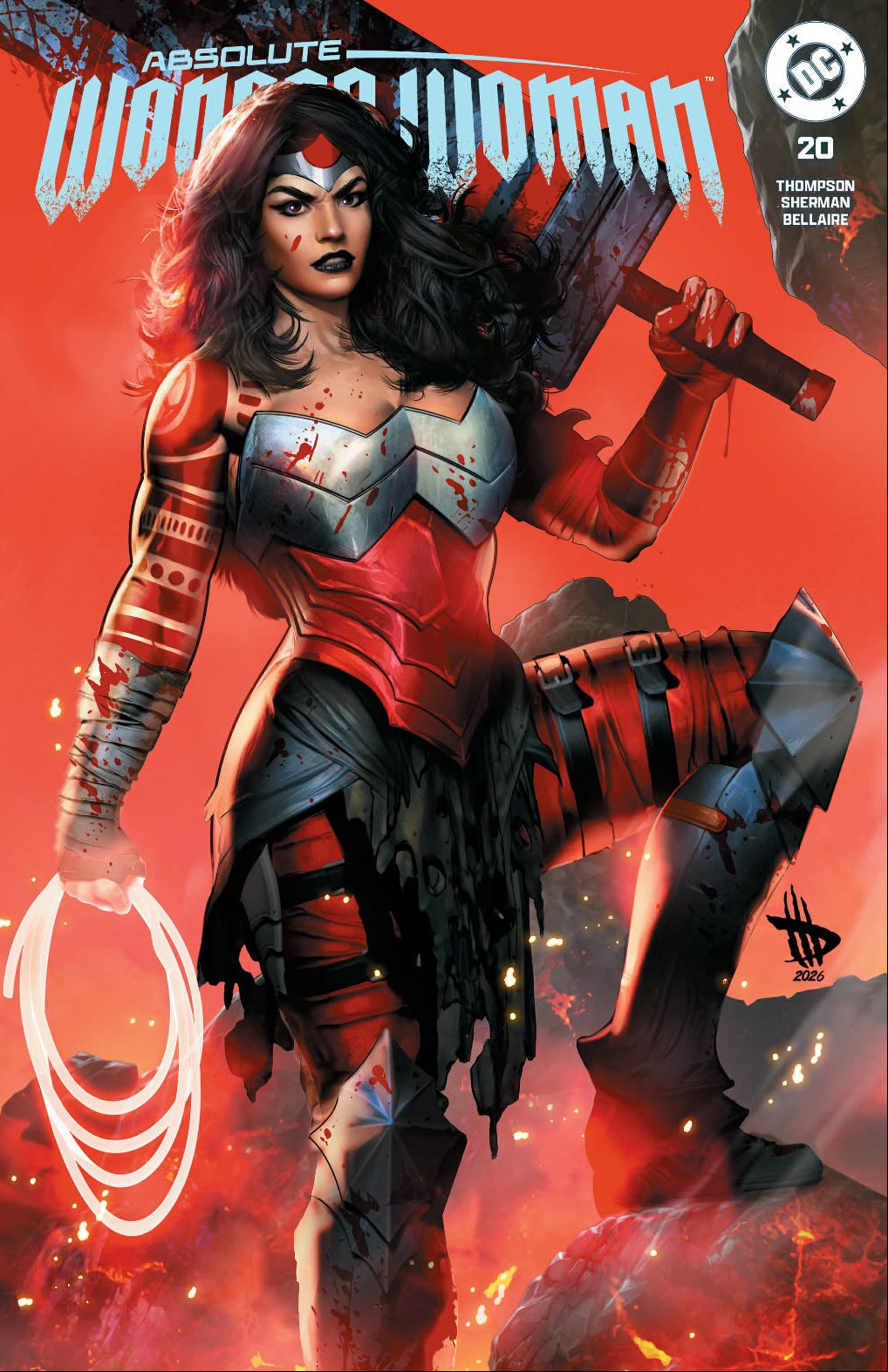 ABSOLUTE WONDER WOMAN #20 DAVE WILKINS TRADE DRESS EXCLUSIVE
