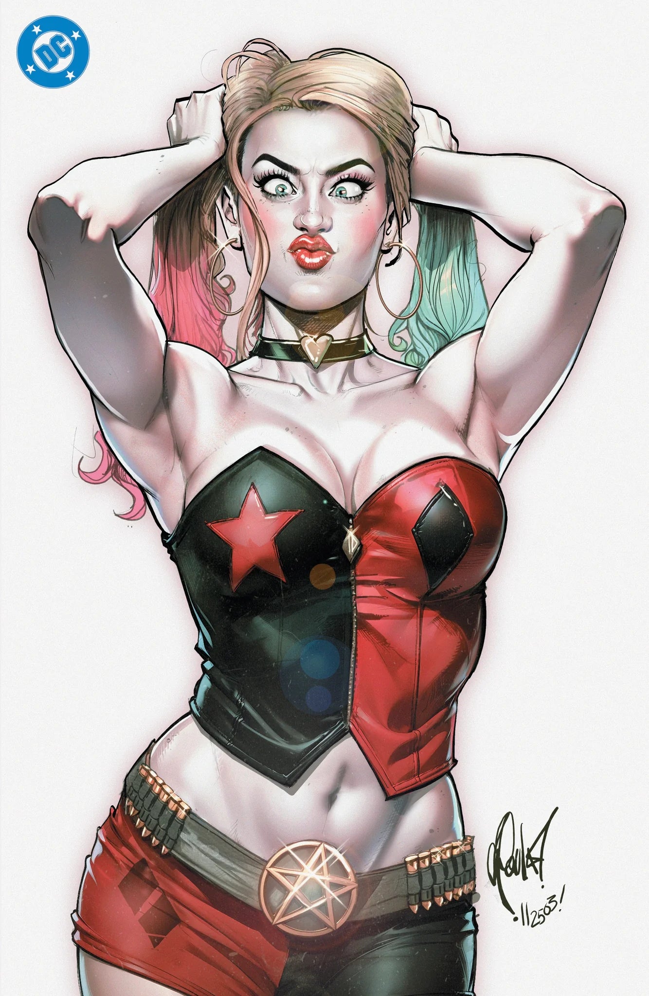 HARLEY QUINN #51 CEDRIC POULAT FOIL EXCLUSIVE
