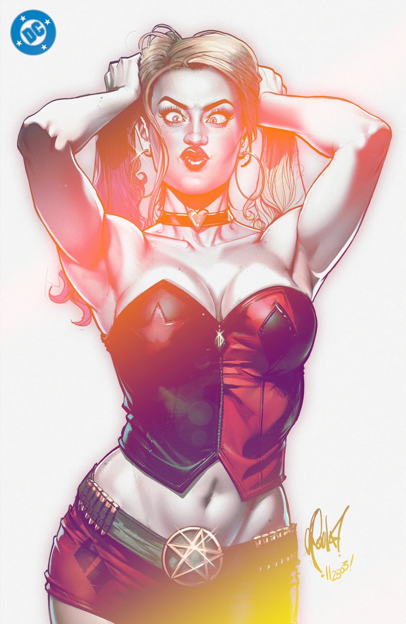 HARLEY QUINN #51 CEDRIC POULAT FOIL EXCLUSIVE