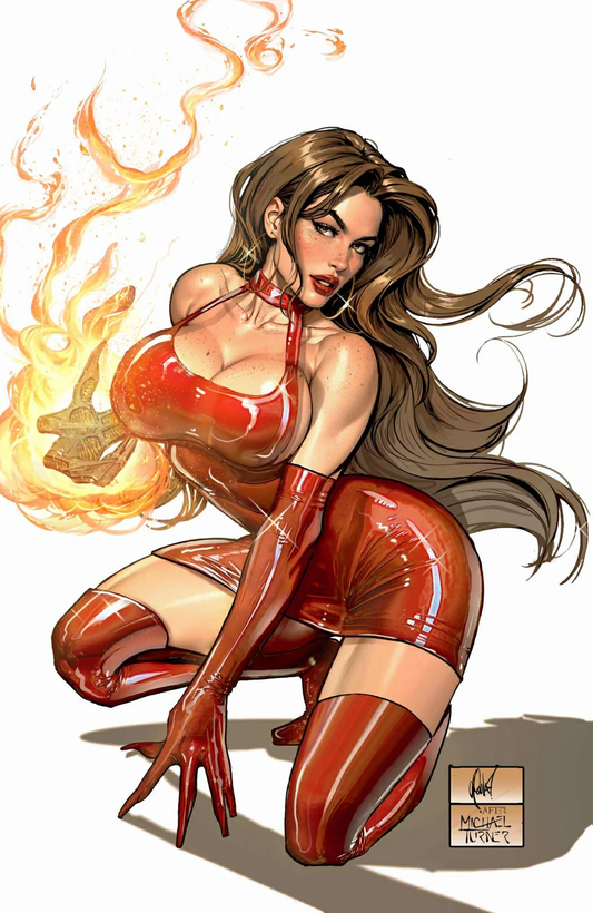 WITCHBLADE #14 CEDRIC POULAT EXCLUSIVE VIRGIN RED VARIANT