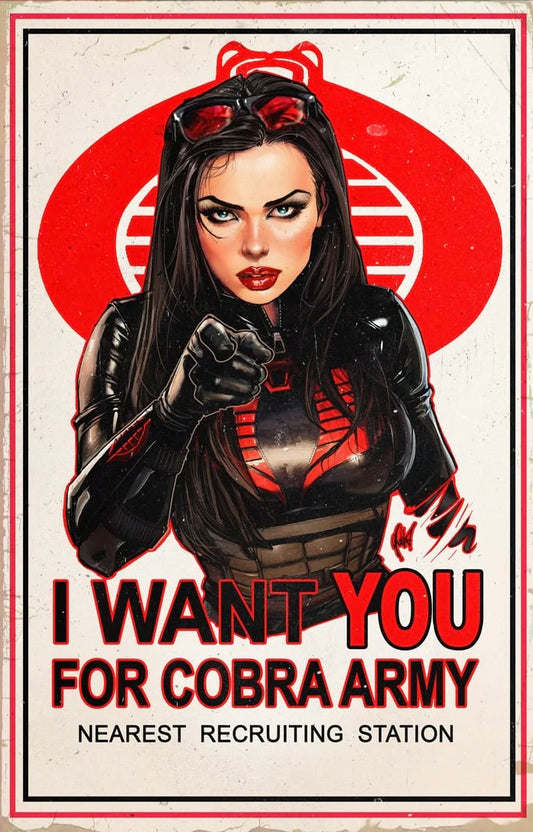 GI JOE REAL AMERICAN HERO #317 CEDRIC POULAT FOIL VIRGIN