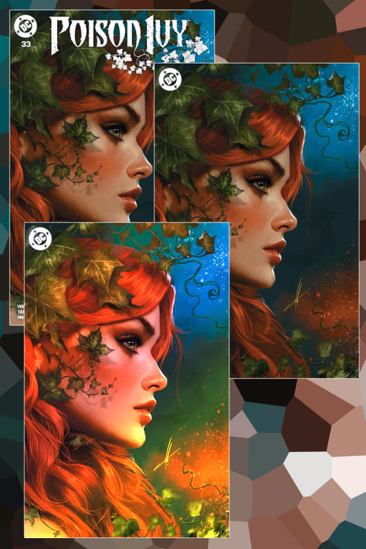 POISON IVY #33 CARLA COHEN EXCLUSIVE TRADE VIRGIN FOIL SET OF THREE