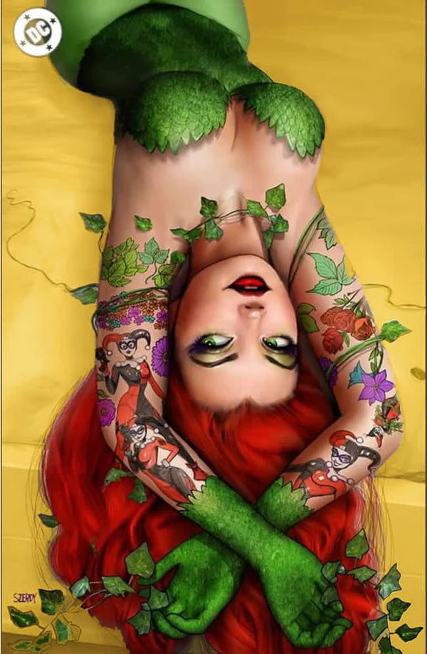 HARLEY QUINN #50 NATHAN SZERDY EXCLUSIVE VIRGIN GOLD SPOT FOIL