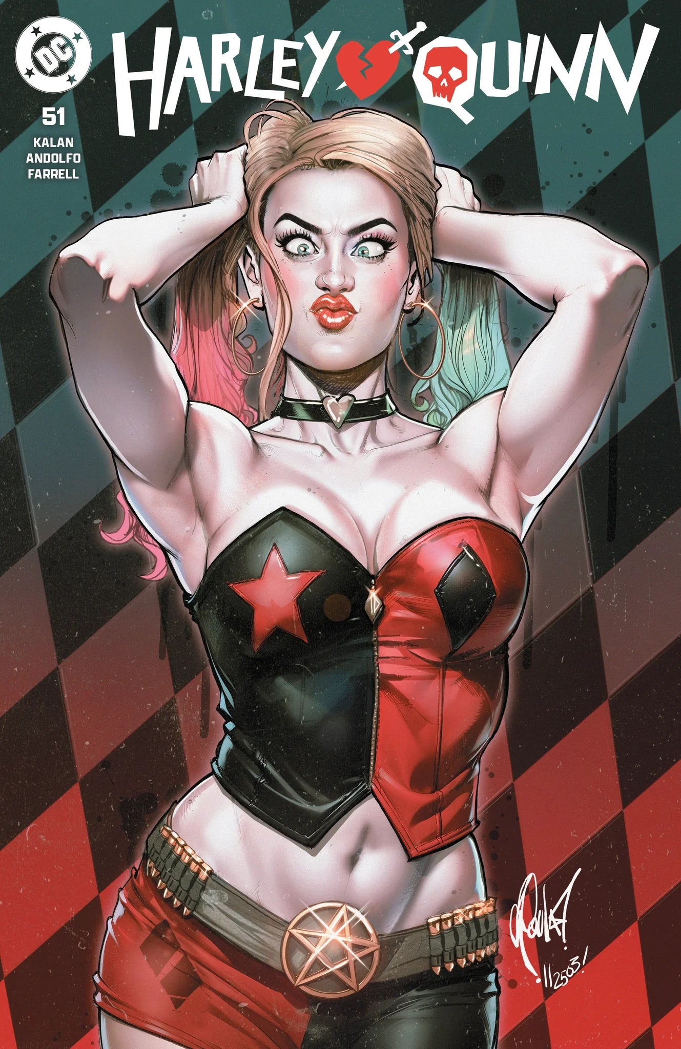 HARLEY QUINN #51 CEDRIC POULAT TRADE DRESS