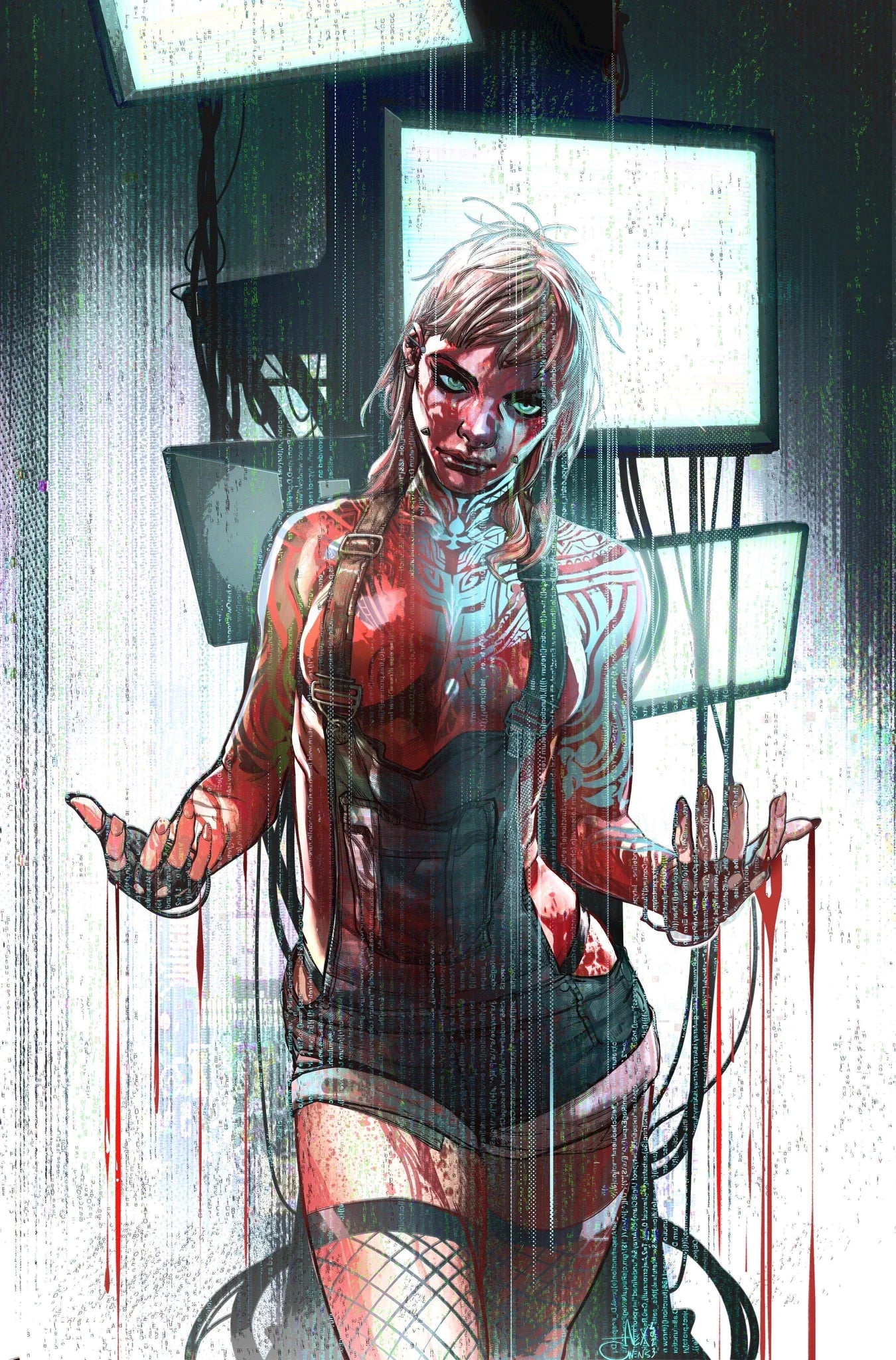 ORIGINAL ART: WORLDTREE #5 ALEX OWENS VARIANT COVER