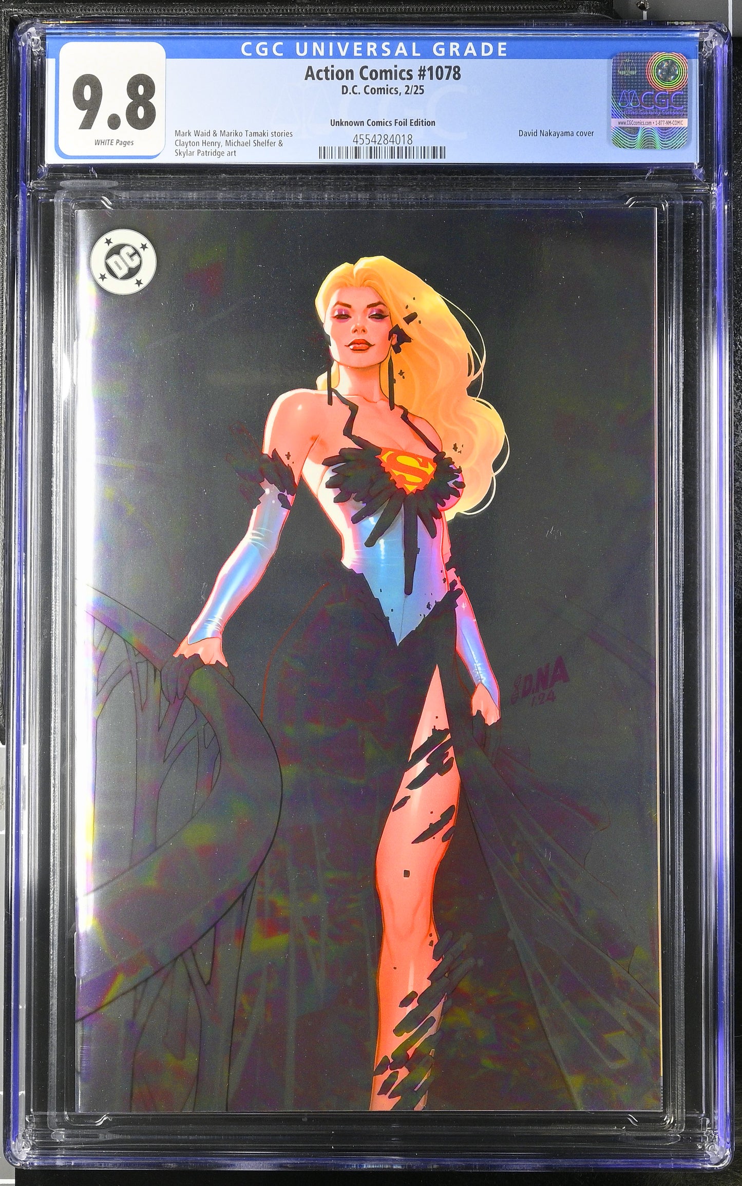 CGC 9.8 ACTION COMICS #1078 DNA NAKAYAM FOIL EXCLUSIVE