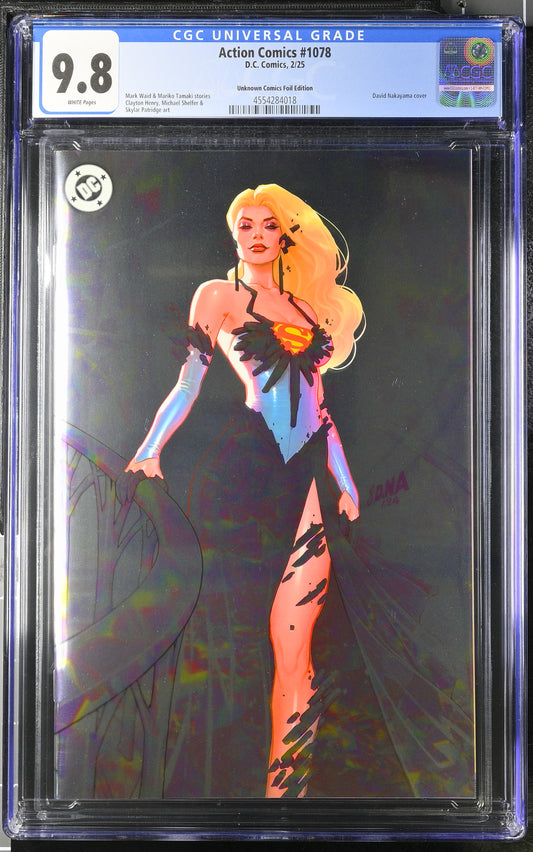 CGC 9.8 ACTION COMICS #1078 DNA NAKAYAM FOIL EXCLUSIVE