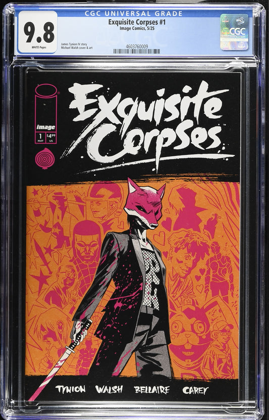 CGC 9.8 EXQUISITE CORPSES #1 1ST PRINT - SUPER HOT BOOK!