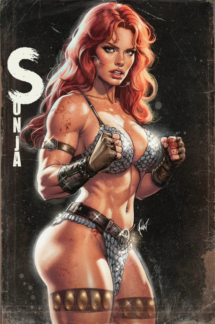 RED SONJA SHE DEVIL WITH A SWORD #1 CEDRIC POULAT 'SONJA' VIRGIN