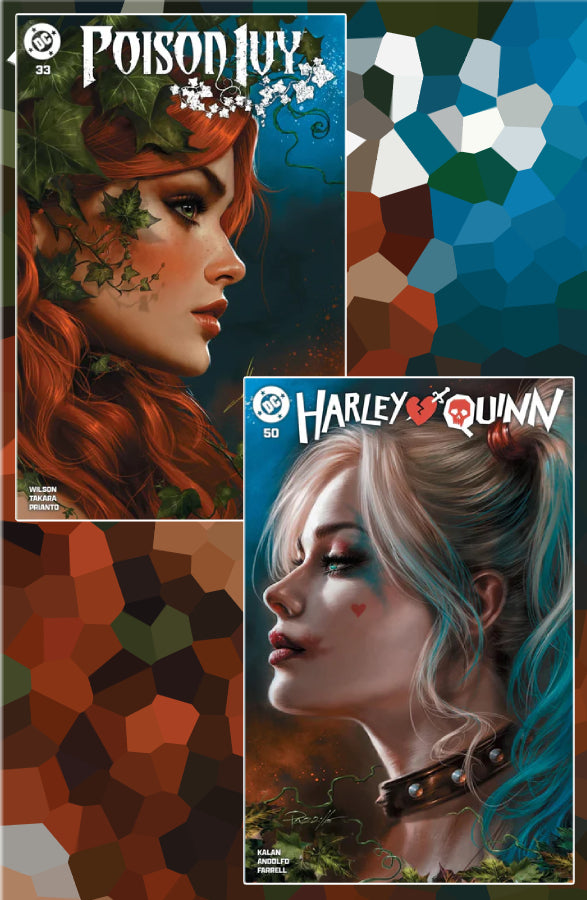POISON IVY #33/HARLEY QUINN #50 COHEN/PARILLO EXCLUSIVE TRADE VARIANT SET