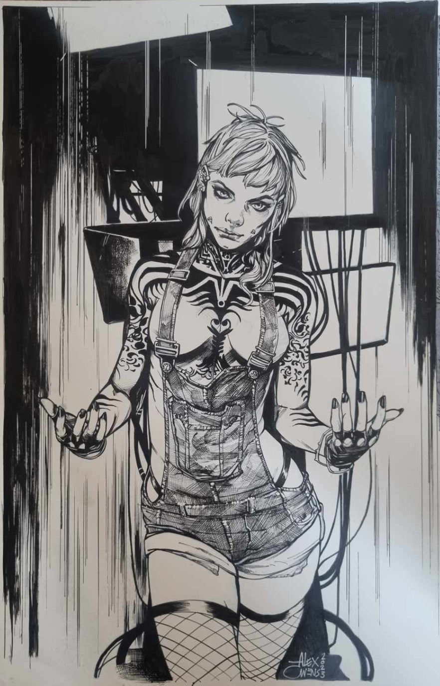 ORIGINAL ART: WORLDTREE #5 ALEX OWENS VARIANT COVER