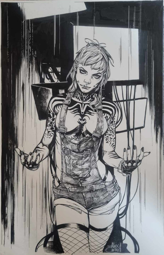 ORIGINAL ART: WORLDTREE #5 ALEX OWENS VARIANT COVER