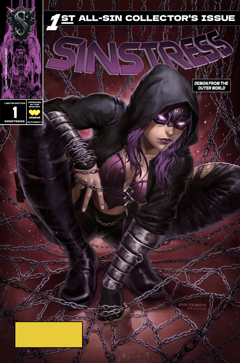 SINSTRESS #1 NEW ART TOLIBAO WHATNOTCON EXCLUSIVE