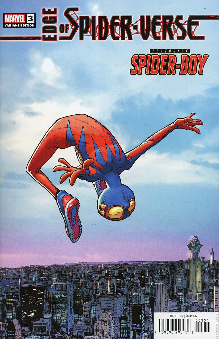 EDGE OF SPIDER-VERSE #3 SPIDER-BOY VARIANT COVER
