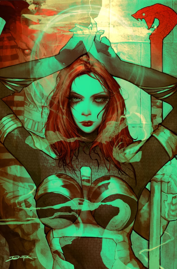 GOLD SCARAB #0 DAN QUINTANA GLOW IN THE DARK METAL COVER