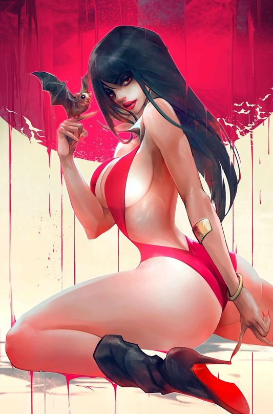 VAMPIRELLA (2025) #5 IVAN TAO EXCLUSIVE VIRGIN RED SUN VARIANT
