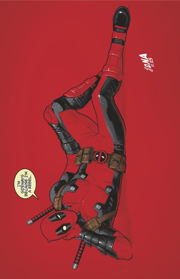 WADE WILSON: DEADPOOL #1 1:50 DAVID NAKAYAMA COLOR BLOCK RED VIRGIN VARIANT