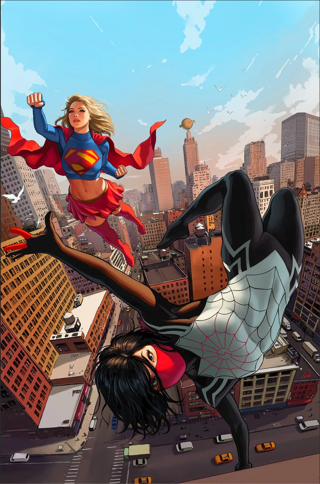 MARVEL/DC: SPIDER-MAN/SUPERMAN #1 1:100 IVAN TALAVERA VIRGIN VARIANT