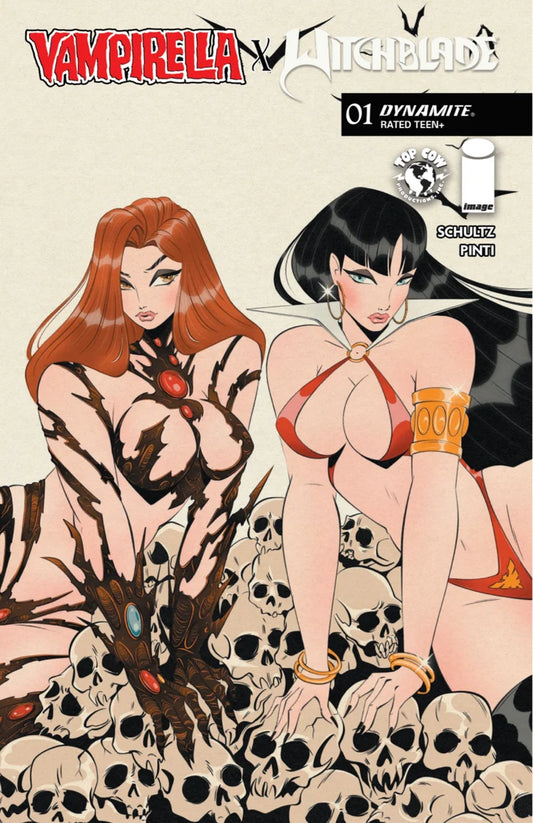 VAMPIRELLA WITCHBLADE 1 BLOODKNOTCOLLECTIVE TRADE DRESS