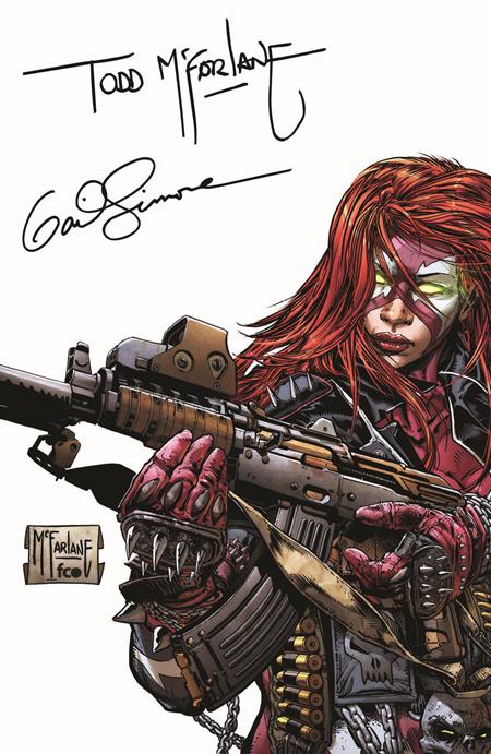 SHE-SPAWN #1 (OF 5) 1:500 TODD MCFARLANE & GAIL SIMONE SIGNED VARIANT