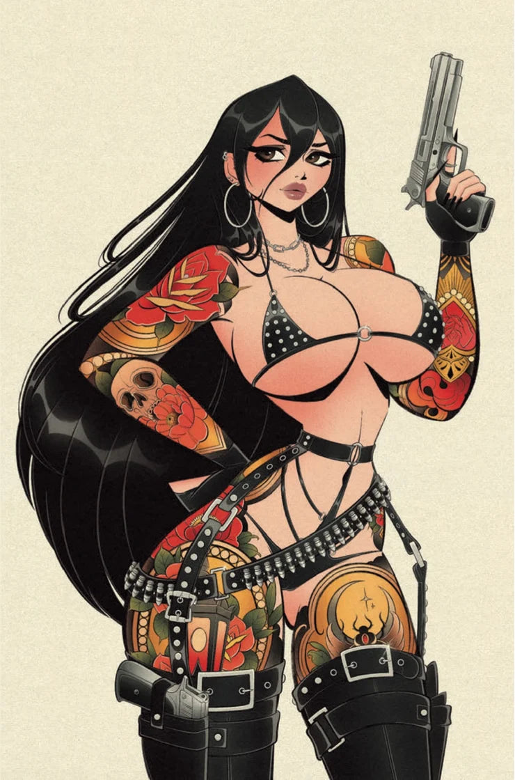 GUN HONEY DOUBLES DOWN #4 BLOODKNOTCOLLECTIVE VIRGIN