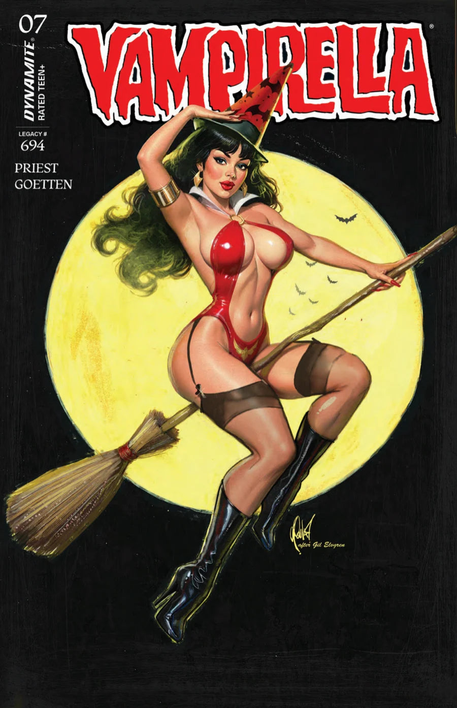 VAMPIRELLA #7 (2026) CEDRIC POULAT TRADE DRESS STEVENS HOMAGE