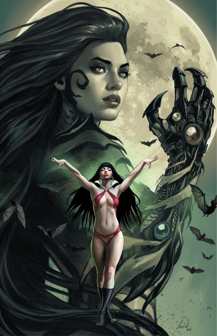 VAMPIRELLA WITCHBLADE 1 IVAN TALAVERA VIRGIN RARE COLOUR HOLD