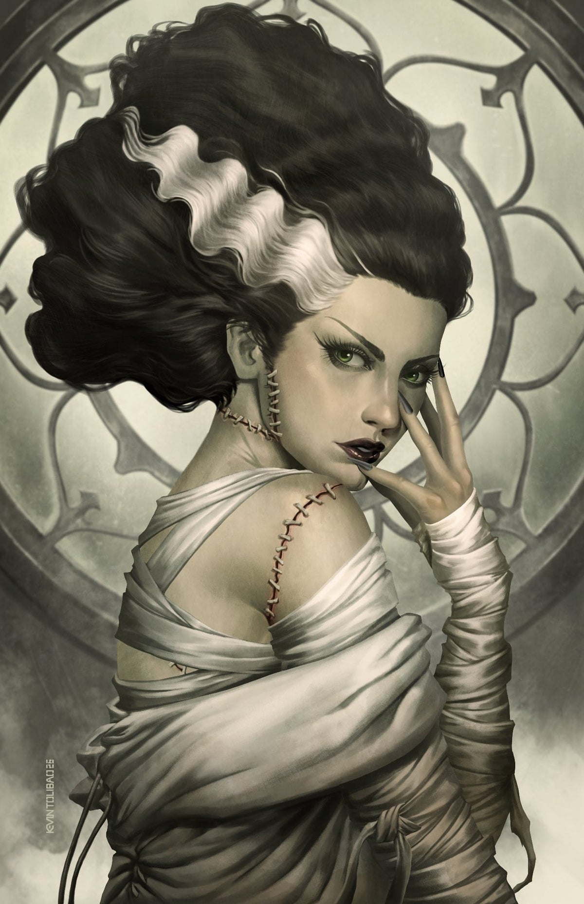 UNIVERSAL MONSTERS BRIDE/FRANKENSTEIN LIVES #1 KEVIN TOLIBAO EXCLUISVE COVER