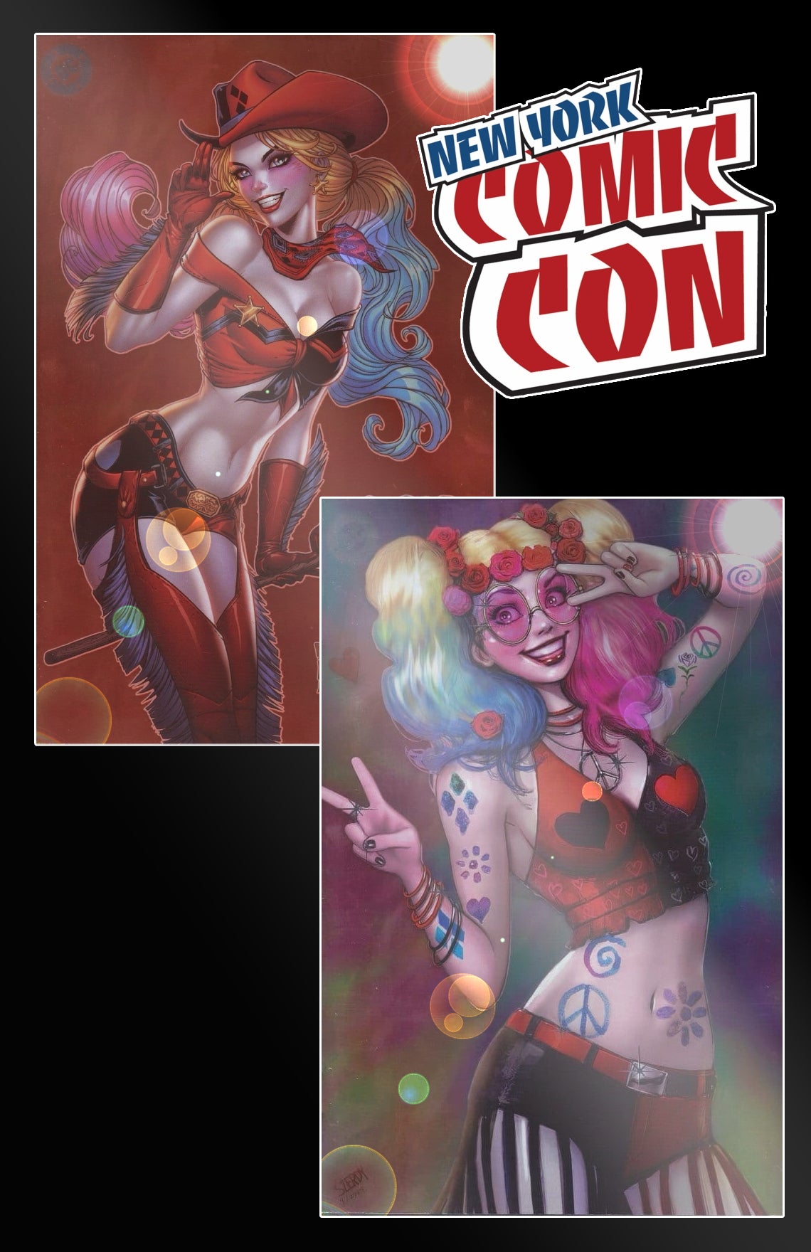 NYCC 2025: HARLEY QUINN #53 SET OF TWO SZERDY/SUHNG FOIL EXCLUSIVES