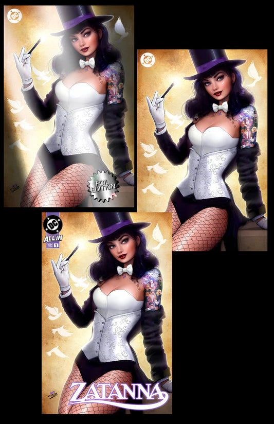 ZATANNA #1 (OF 6) NATHAN SZERDY EXCLUSIVE SET OF THREE