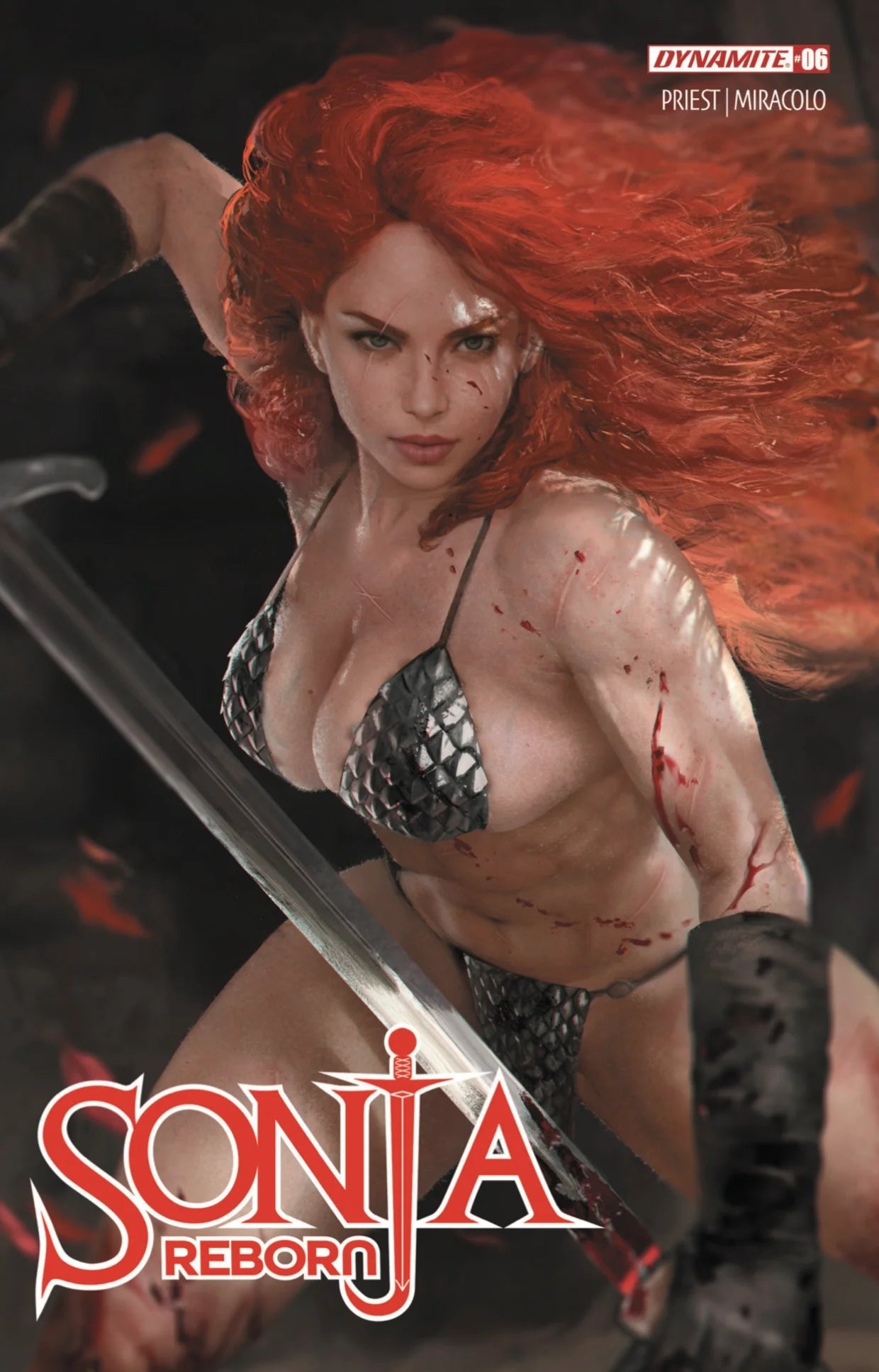 SONJA REBORN #6 SHIKARII 616 COMICS SET OF THREE (TRADE/VIRGIN/HOLD)