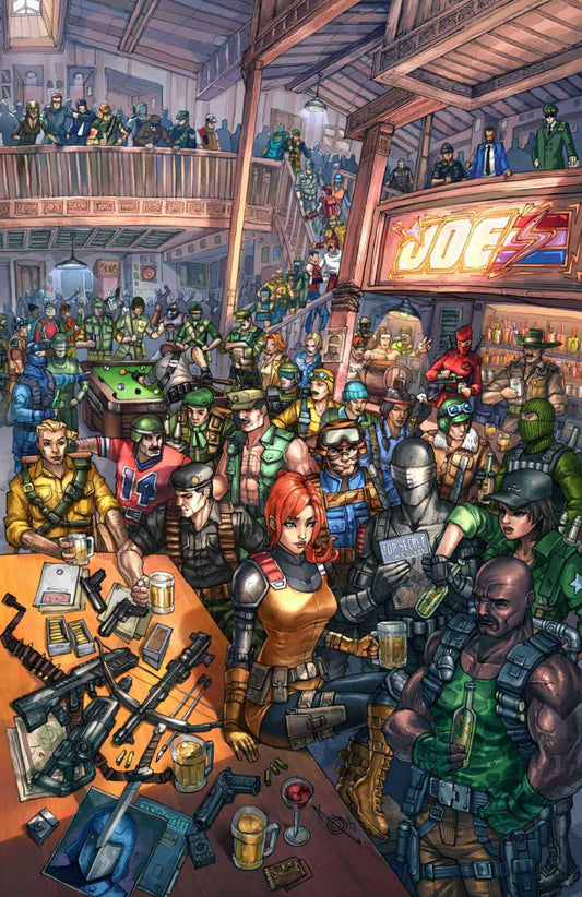 GI JOE A REAL AMERICAN HERO #321 ALAN QUAH EXCLUSIVE VIRGIN VARIANT